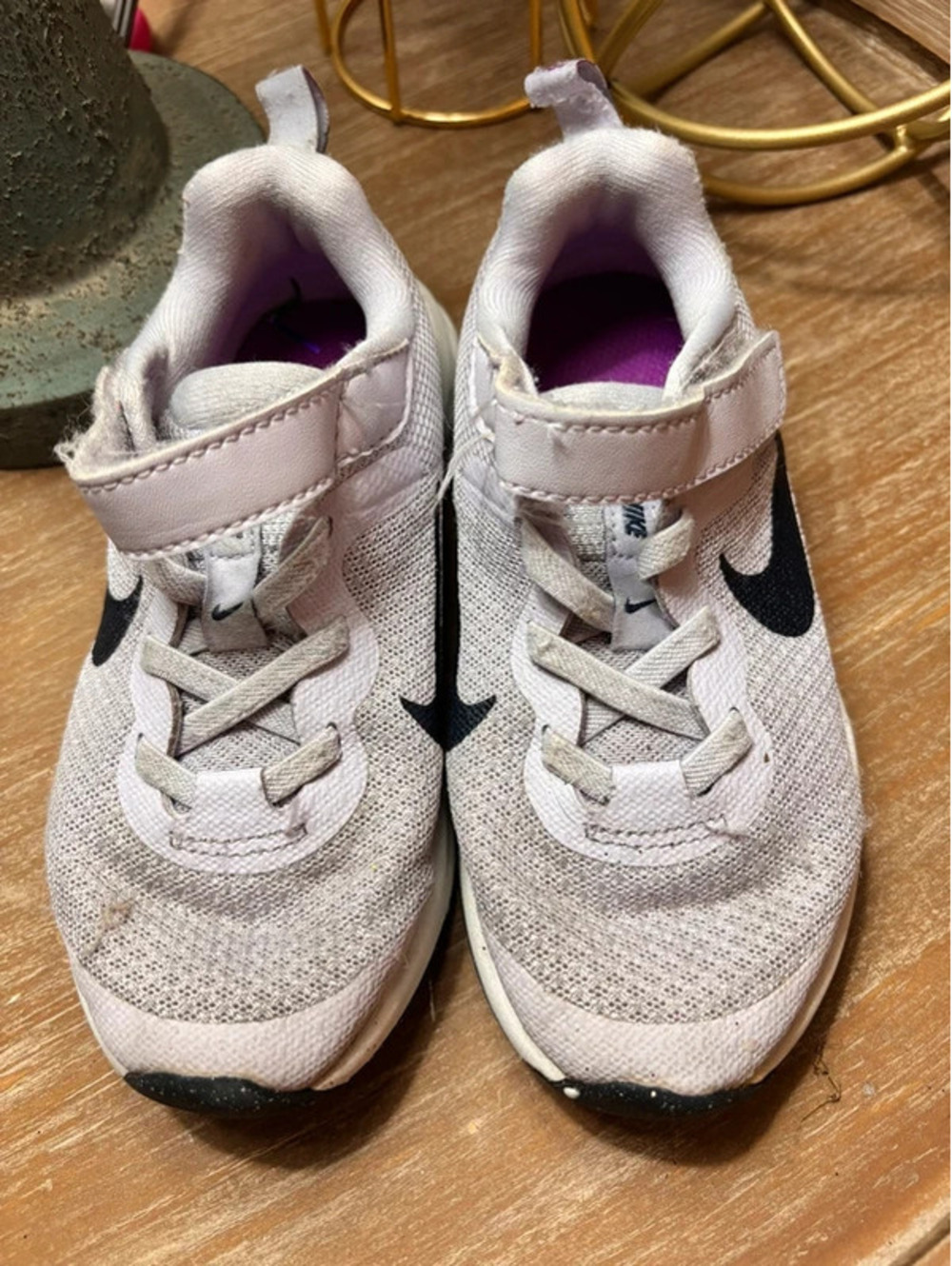 Kids Lilac Nikes 10.5